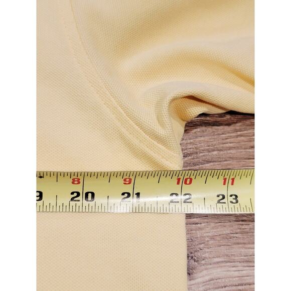 Brook Brothers Polo Shirt Men's Pullover Sz M Yellow Short Sleeve Classic - Picture 9 of 13